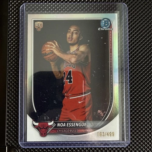 2025-26 Bowman #BCV-12 Noa Essengue Chrome Refractor #/499
