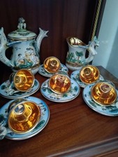 Servizio caffè in Ceramica di Capodimonte da 6