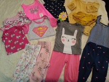 Baby Girl 9 month 14 pieces summer custom bundle some new with tags tank top sun