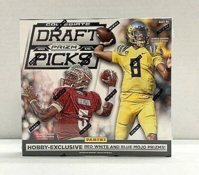 2015 Panini Collegiate Prizm Draft Picks Football Factory Sealed Hobby Box 