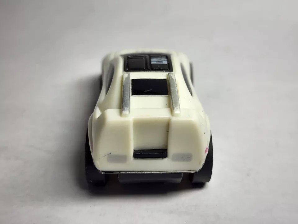 Vintage 1997 Bandai Pull-back Mighty Morphin Power Rangers Turbo Pink White Car - Image 4 of 4