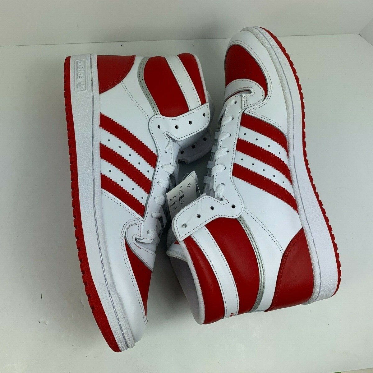 NWT Adidas Top Ten RB Red & White High Top Sneakers Adidas Top Ten RB – DTLR main image 2