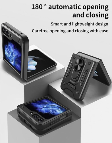 Shockproof Phone Cover Stand Case For Galaxy Z Flip6 Flip5 Flip4 3 - Picture 7 of 21