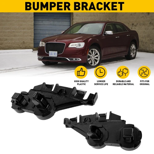 For Chrysler 300 2011-2020 Front Left & Right Bumper Support Brackets Set - Picture 3 of 12