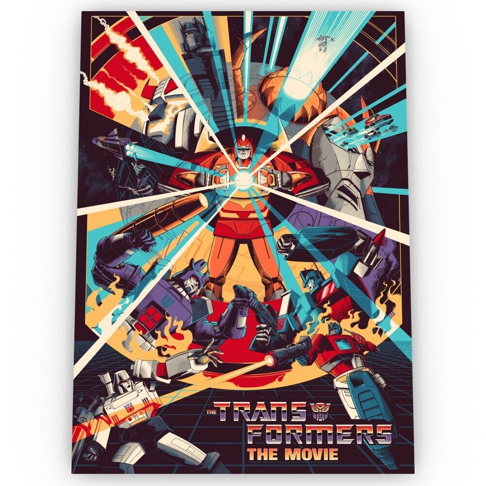 Transformers The Movie 1986 Movie Poster 24x36 Borderless Glossy 8667