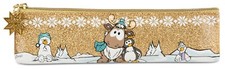 Nici Winter Glamour Rentier Reny flache Bleistifttasche H5xB19,5xT1cm (UVP 6,99€)