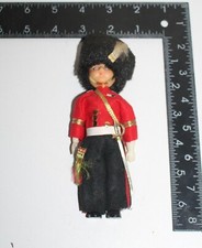 Vintage British Royal Palace Guard Beefeater Doll Sleepy Eyes Hard Plastic