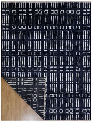 Hand-knotted Rug (Carpet) 9'1X11'11, Gabeh mint condition