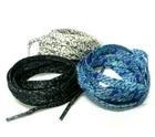 52" Elephant Print shoe laces for Air Jordan 3 4 iii iv True Blue Black Cement