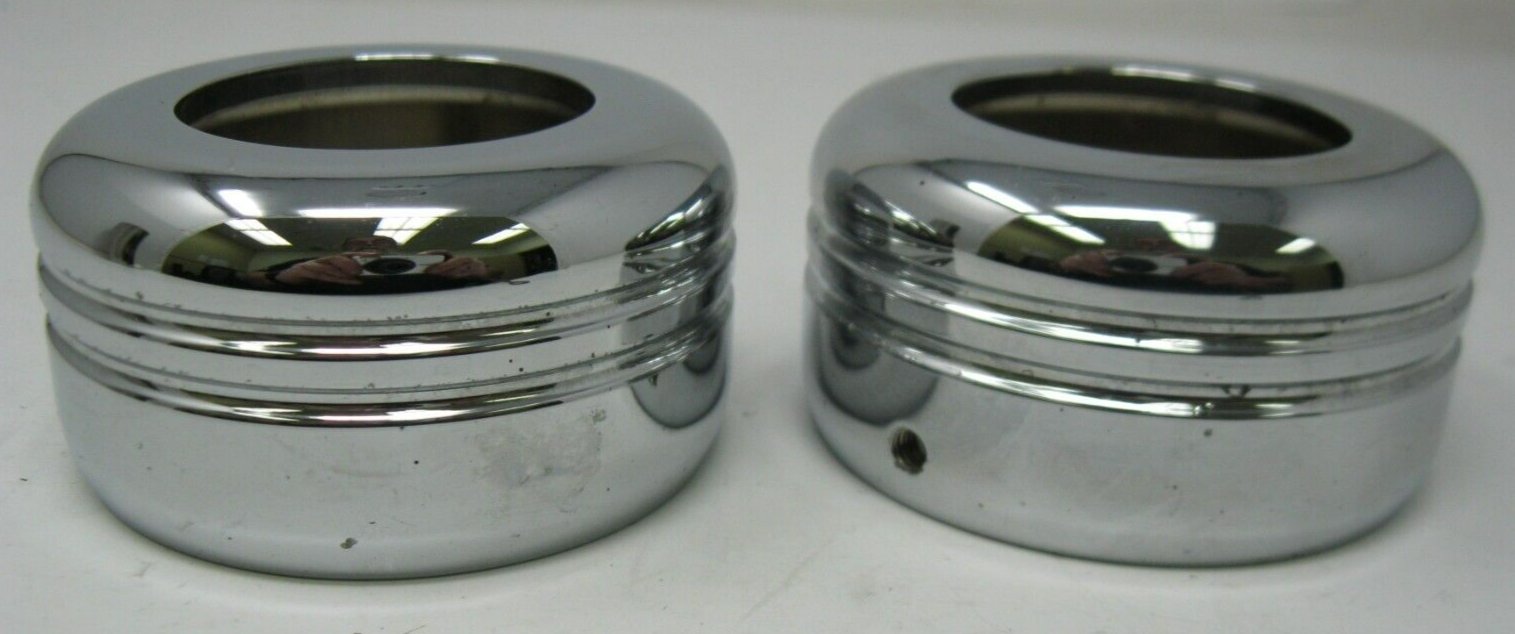 Unbranded Chrome Fork Dust Covers for HarleyDavidson eBay