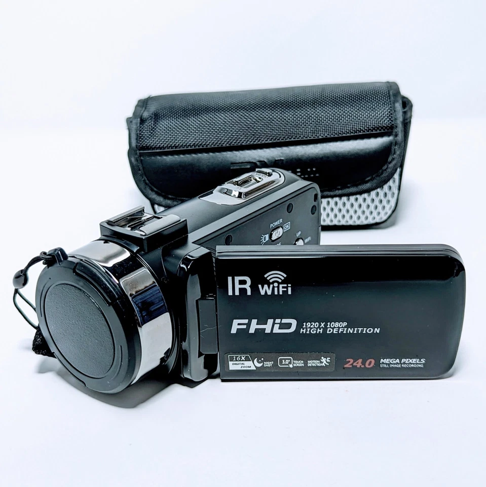 IR WiFi FHD DV Cam 1920 x 1080P High Definition  16x Digital Zoom Touch Screen A - Image 2 of 4