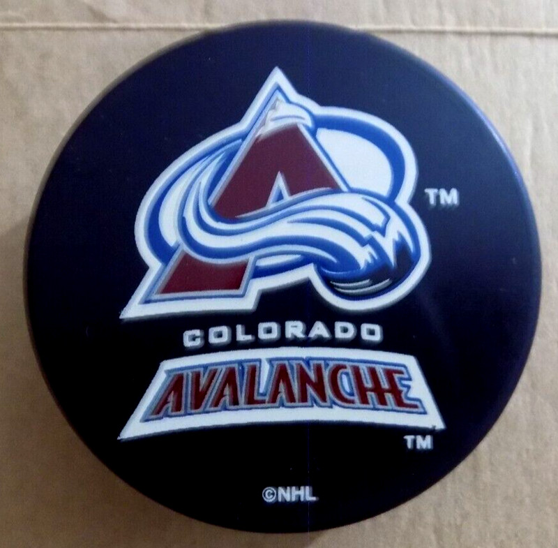 Colorado Avalanche NHL Hockey Puck