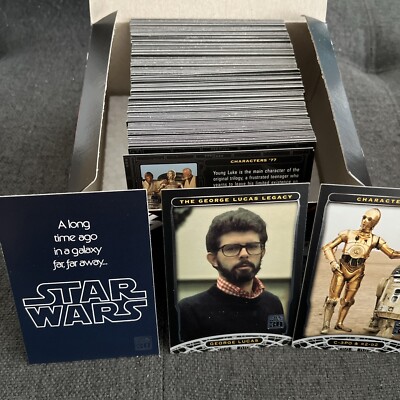 Star Wars 30th Anniversary Complete 120 Card Set With Box