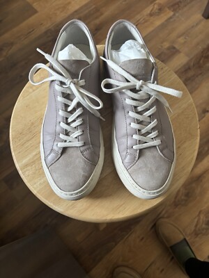 Common Projects Achilles Leather Sneakers (Size 39 in color Clay)