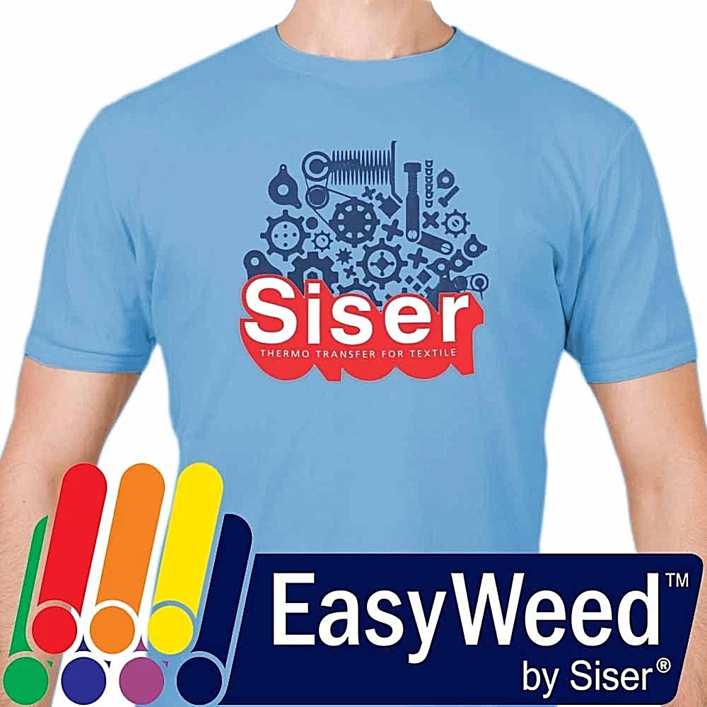 Siser EasyWeed® HTV Heat Transfer Vinyl for T-Shirts 12 by the Yard Rolls