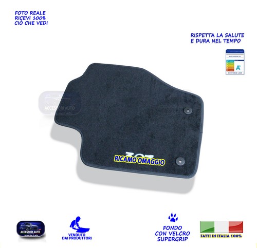 Tappetini Auto In Tessuto Spessi Per Subaru Levorg (2015) - Set 4 Pezzi - Colore Antracite/Grigio - 650 G/m² - 2