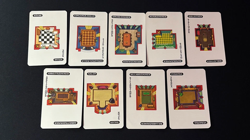 Cluedo Brettspiel Unvollständig 1987 Parker Familien Detektiv Krimi Spiel rar - Bild 3 von 4