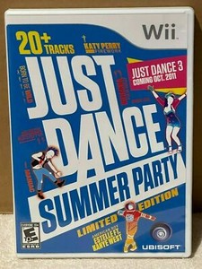 Just Dance Summer Party Nintendo Wii Wii U Game Complete Supremes Perry Rihan Ebay