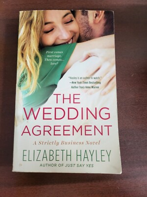 Book - The Wedding Agreement by Elizabeth Hayley   Signet Eclipse publ