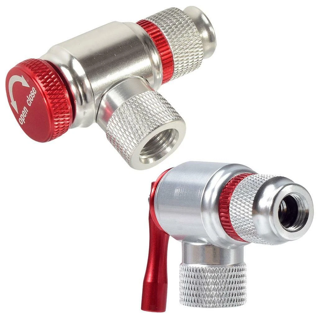 CO2 Inflator for Bike Tires Presta and Schrader Valve No CO2