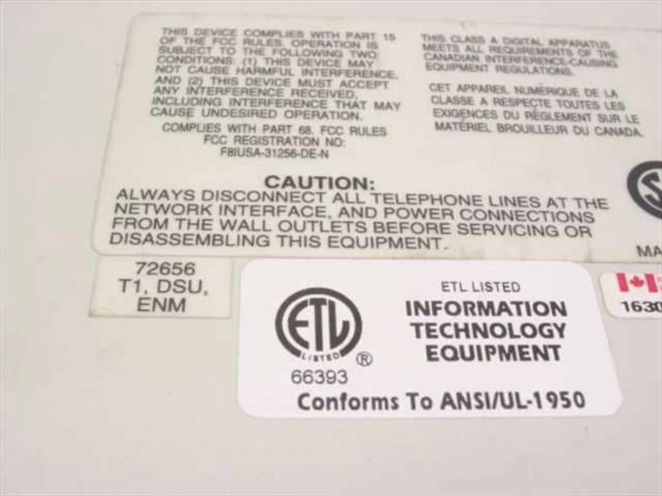 ADC Kentrox DataSmart 656 T1, DSU, ENM 72656 - Image 4 of 4