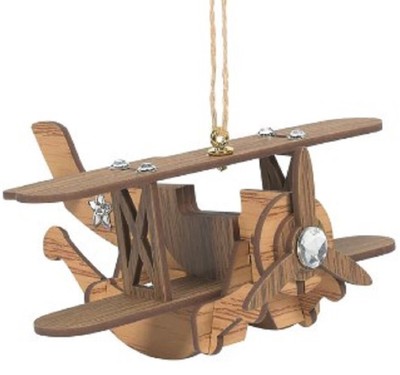 DEPT 56 FLOURISH ''3D AIRPLANE ORNAMENT'' LASER CUT #6011304 * NEW * FREE SHIPPING