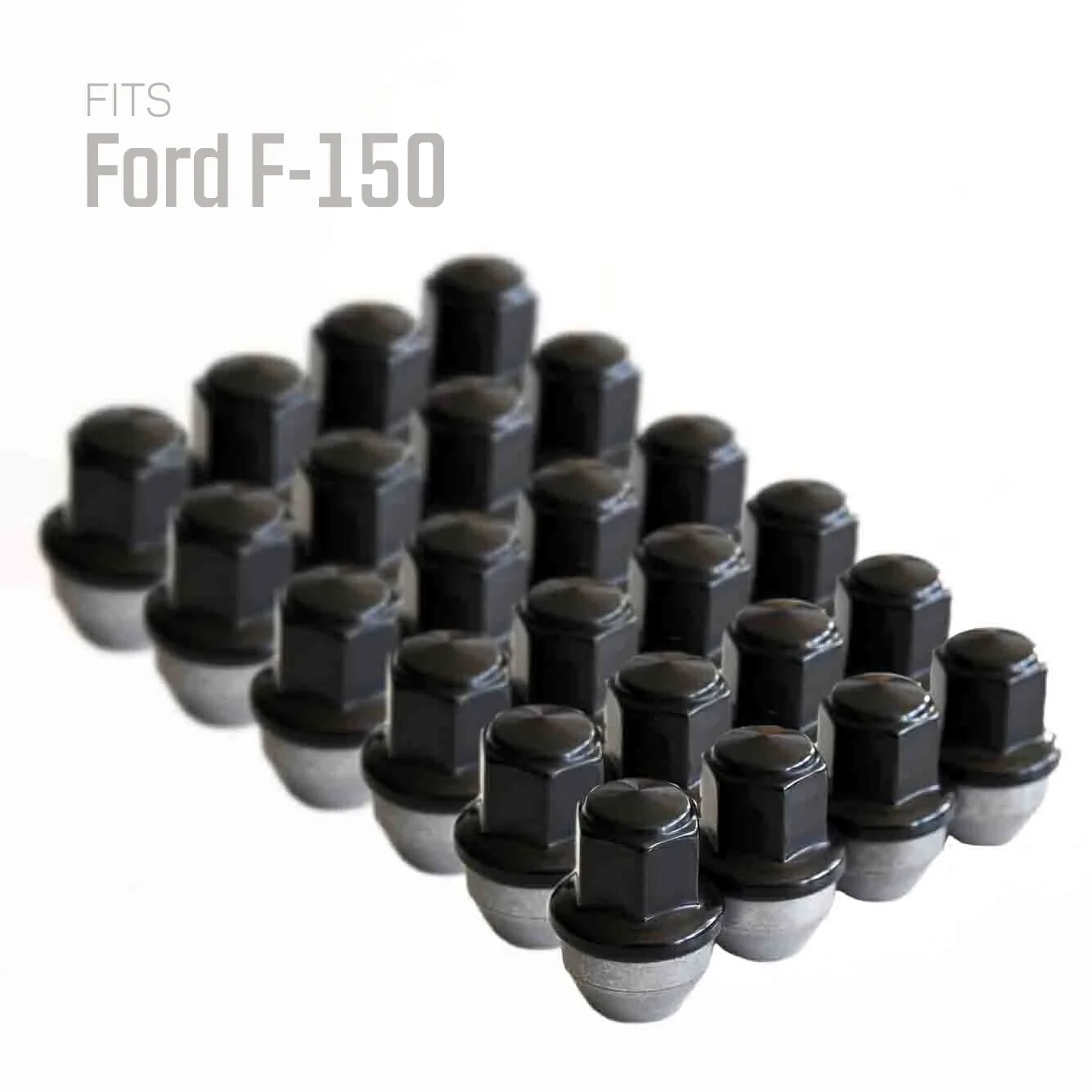 Stainless Steel Black Wheel Lug Nut Ford F150 20152024 OEM