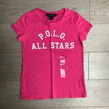 Image of Ralph Lauren Girls T Shirt Short Sleeve 7 Years BNWT