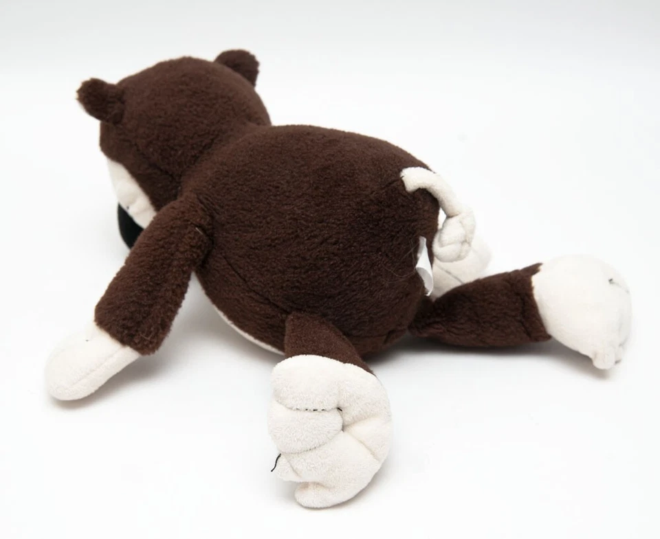 Florett Textil Affe braun weiß Stofftier Kuscheltier Aldi - Bild 2 von 2