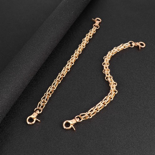 3 Pcs Gold Bag Accessories Handbag Replacements Chain Tote Straps - Picture 7 of 12
