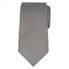 PERRY ELLIS PORTFOLIO Mens Necktie Beige Oxford Solid Classic 3.25 Designer Tie