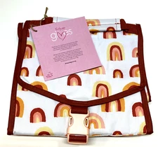 Thirty One 31 Thermal Lunch Tote Insulated Fold Over Bag Rainbows NOS