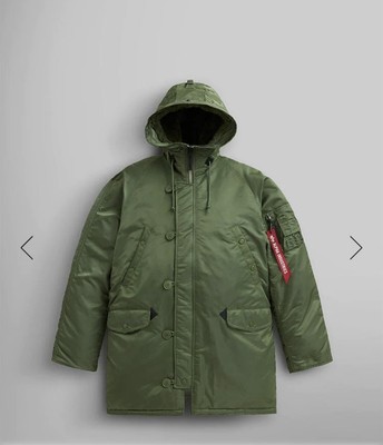 Alpha Industries N3B Parka SAGE　XL　新品未使用 Alpha Industries Men's Sage Green N-3B Parka