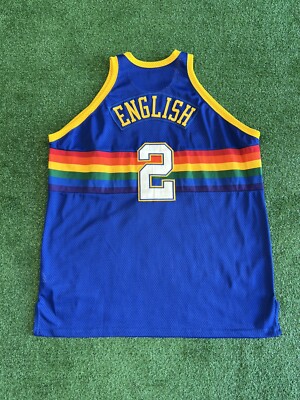 Alex English Denver Nuggets Authentic Jersey Mitchell & Ness NBA