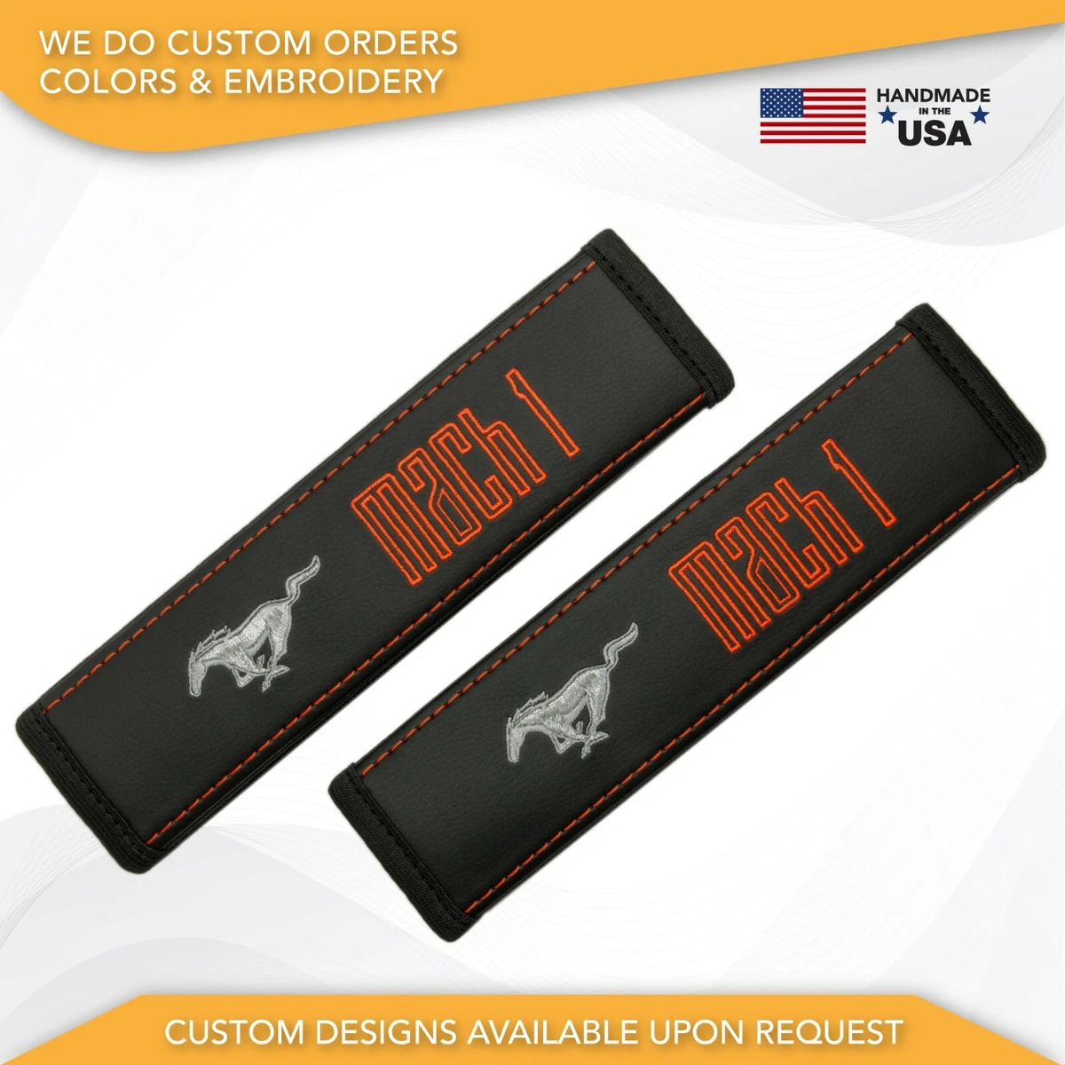 Mustang seat belt clearance covers