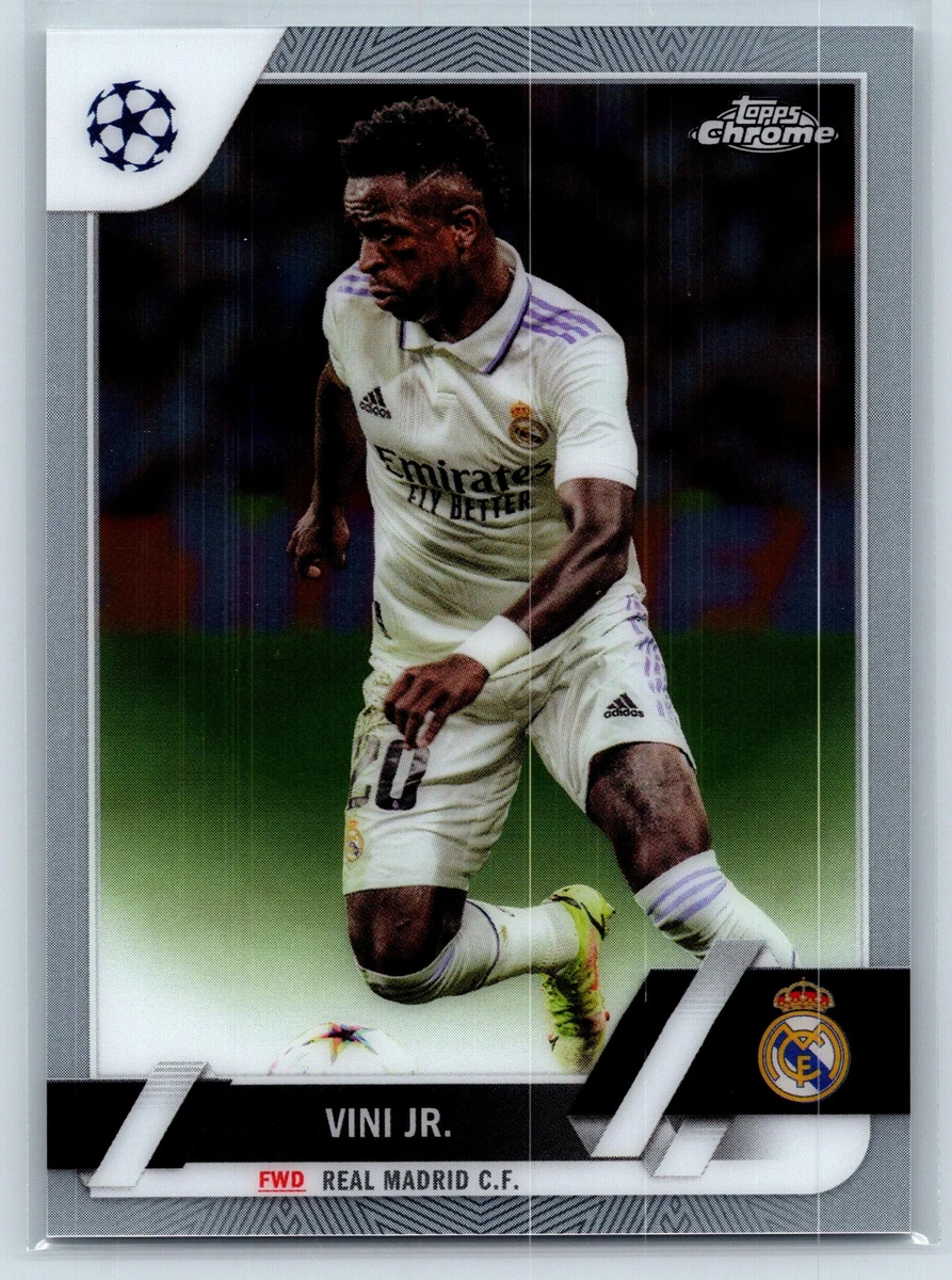 ヴィニシウス　2022-23 Topps Chrome UEFA 2022-23 Topps Chrome UEFA Club Competitions Vinicius Junior #20
