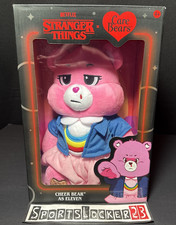 Netflix Care Bears x Stranger Things Cheer Bear as Eleven 12" Plush NEW - IN BOX