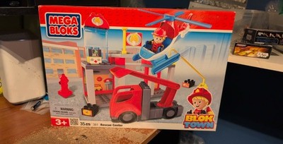 MEGA BLOKS BLOK TOWN rescue center   new sealed