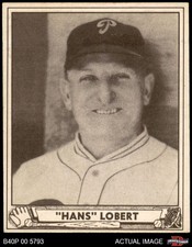 1940 Play Ball #160 Hans Lobert Phillies 7 - NM