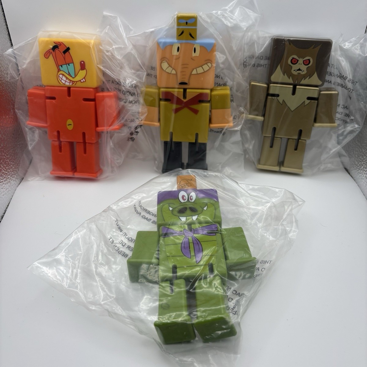2005 Camp Lazlo フィギュアセット カートゥーンネットワーク 2005 Camp Lazlo MIB Lazlo Clam Raj Slinkman Lumpus Figure