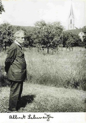 Gunsbach COLMAR 68 Haut-Rhin Dr. Albert Schweitzer au fond l'église
