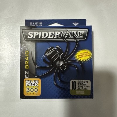 Spiderwire 1140571 SEZB10G-300 EZ Braid Line 10 Lb Test 300 Yards