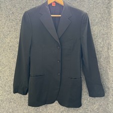 Ermenegildo Zegna Black Suit Tuxedo Jacket 50c EU, 40 Drop 7 US