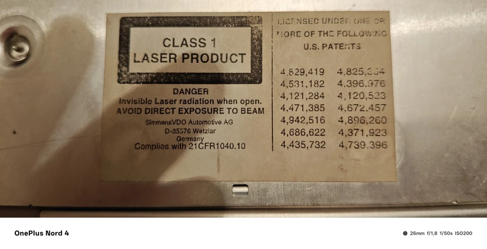 BMW Serie 3 E46 Radio CD PROFESSIONAL Becker CD Autoradio - Immagine 2 di 4