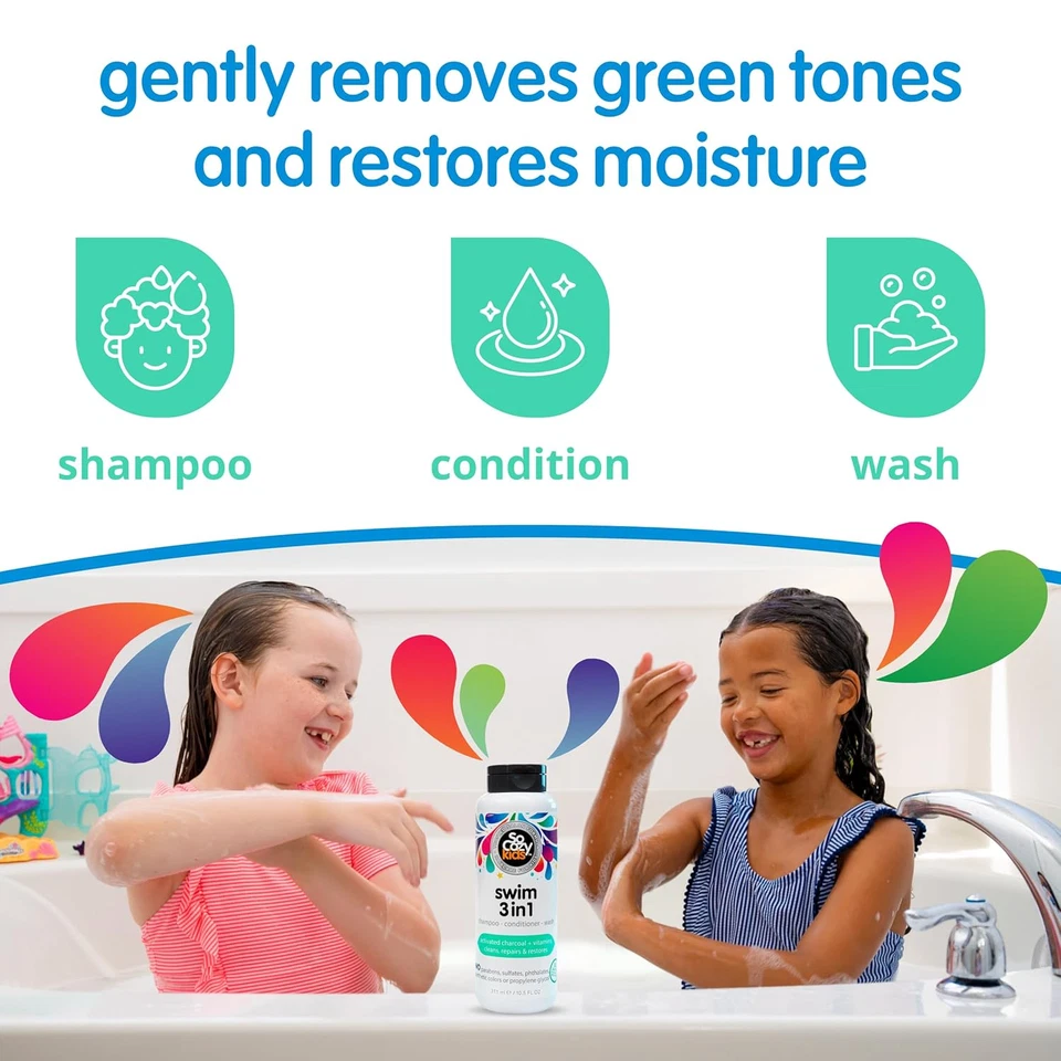 Champú, acondicionador y jabón corporal SoCozy Kids Swim 3 en 1 - para nadadores Foto 3 de 4