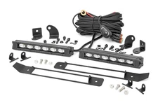 Rough Country Dodge Dual 6in LED Grille Kit Black Series 19-25 for RAM 1500