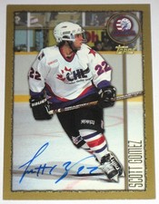 SCOTT GOMEZ SIGNED 98-99 TOPPS ROOKIE CARD AUTOGRAPH AUTO!. rookie card picture