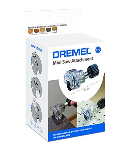 Mini Sega Dremel 670 per Multiutensile | Taglio Dritto 6.4mm - 2