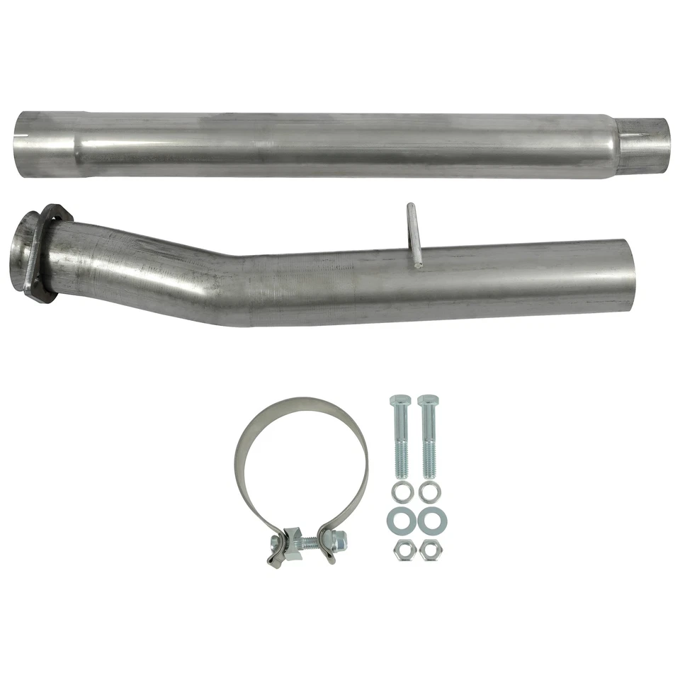 For 08-10 Ford Super Duty F250 F350 6.4L Stainless Steel 4'' Tubro Exhaust Pipe Foto 2 de 4