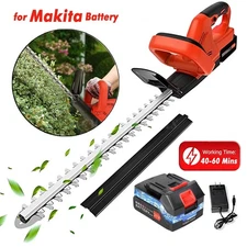 20in Hedge Trimmer for Makita 21V Battery Cordless Electric Hedge Bush Trimmer